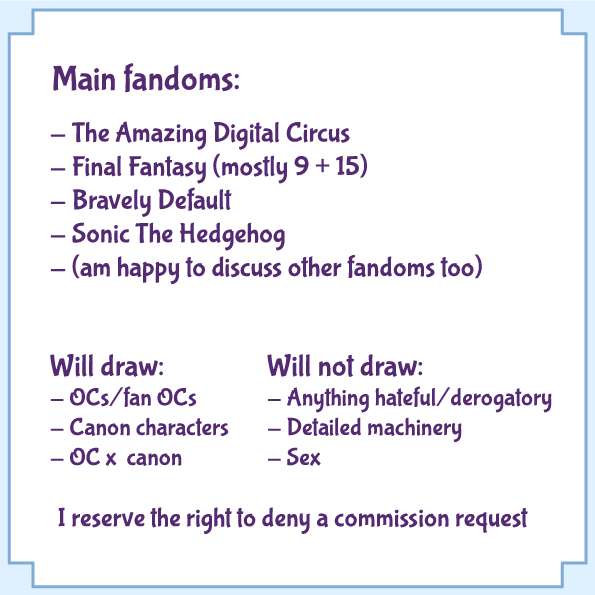 Commission Sheet 1